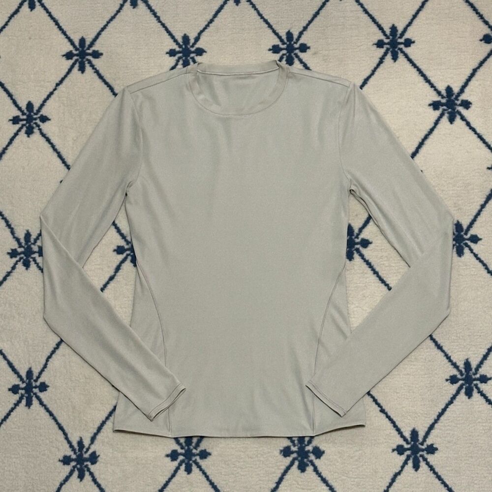 Lululemon Wundermost Ultra-Soft Nulu Crewneck Long-Sleeve Shirt - Mojave Tan
